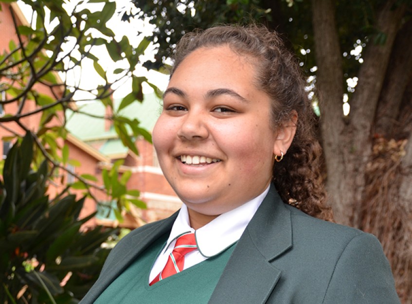 Danikka Calyon, Year 11 Mercedes College student, was selected by Save the Children from more than 700 applicants to attend the 70th United Nations General Assembly. PHOTO: Mercedes College