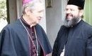 Archbishop Hickey Welcomes Romanian Orthodox Bishop Mihail to St Mary's Cathedral